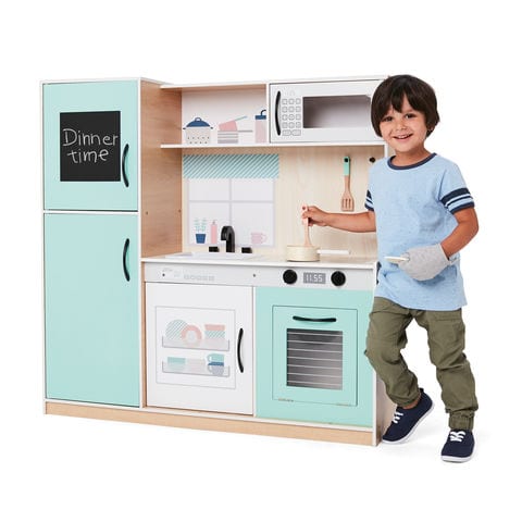 large wooden kitchen playset